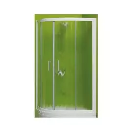 Душевой уголок Kolpa- San Q Line TKP/CH Dixie White 90х90х160 см, стекло тонированное, профиль белый