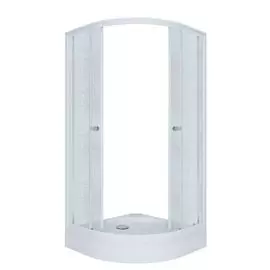 Душевой уголок Тритон Риф А1 90х90х222, без г/м, низкий поддон, стекла грейс (шиншилла), проф.хром