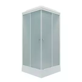 Душевой уголок Тритон Риф-КА DK267 90х90, квадрат, без г/м, низкий поддон, белый, сифон