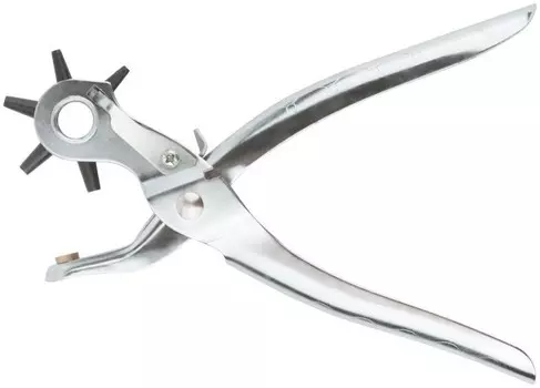 Дырокол-пробойник Курс 67423 с револьверной головкой отверстия 2-2,5-3-3,5-4-4,5 мм