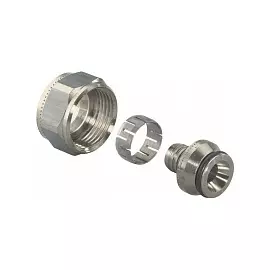 Евроконус латунь 20х3/4" 10бар, t-95*C (1,9/2,0мм толщина стенки)