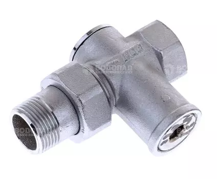 Фильтр 3/4" НР-ВР со встроенным запорным клапаном