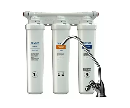 Фильтр бытовой Гейзер Оптима Старт 11068, с быстросъемными модулями, для умеренно жесткой воды