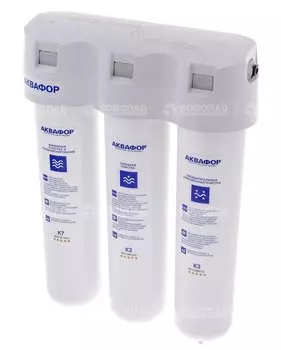 Фильтр бытовой "Кристалл", Питьевая вода, ХВС, 3-х ступенчатый, под мойку