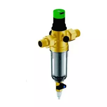 Фильтр Гейзер Бастион 1/2" для холодной воды, с редуктором давления, 16бар, t-30*C, D52,5мм