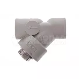 Фильтр косой полипропилен 25мм, серый