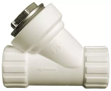 Фильтр полипропиленовый Кросс 20 мм ВН-ВН, белый