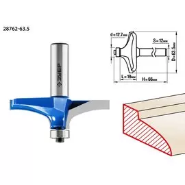 Фреза фигирейная Зубр Профессионал №3 28762-63.5 63,5x19мм