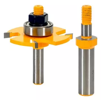 Фреза Энкор 10563 кромочная фальцевая ф50,8х4 мм, 2 хвостовика 8 и 12 мм