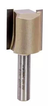 Фреза Энкор 28018 пазовая прямая ф22x25 мм хвостовик 8 мм ДСП