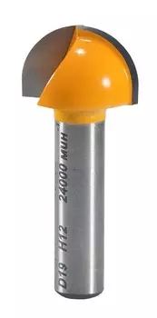 Фреза Энкор 46065 пазовая галтельная ф19х12 мм R9,5 мм хвостовик 8 мм