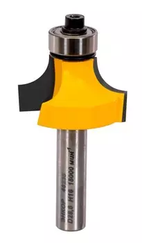 Фреза Энкор 46235 кромочная калевочная ф28,6х16 мм R8 мм хвостовик. 8 мм