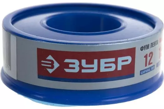 Фум лента Зубр Мастер 12373-12-025 0,1мм*12мм, 15м