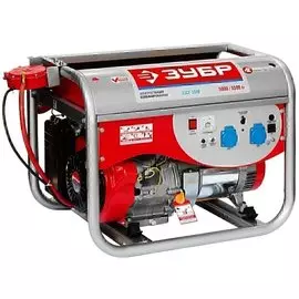 Генератор гибридный Зубр ЗЭСГ-5500 (бензин / газ), 5500 Вт