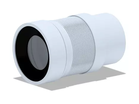 Гофрированная раздвижная фановая труба Ани-Пласт K821R, для унитаза, D110, L200-360мм