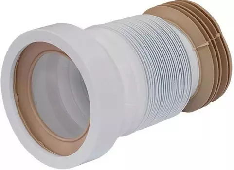 Гофрированная раздвижная фановая труба Вир Пласт 70984966 D 110 L 250-460 мм