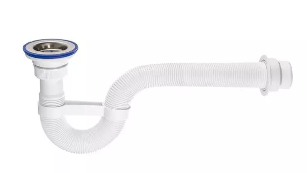 Гофросифон Вир Пласт 30980321 1.1/4"х40/50 с нержавеющей чашкой