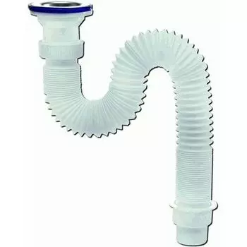 Гофросифон Вир Пласт 30980632 1.1/2 Элит 40/50 с гофрой 40/50 нержавеющий 70 мм, L 1200 мм