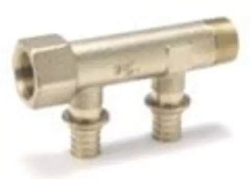 Гребенка распределительная на две трубы R/Rp 3/4"х16