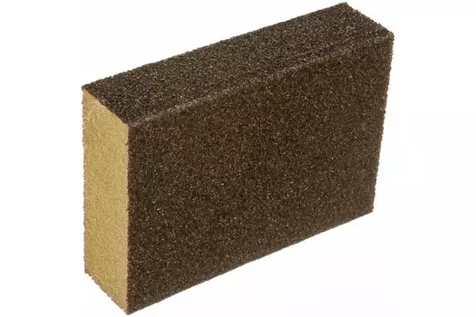 Губка абразивная Энкор 20555 4-сторонняя 100х70х25 мм К80/120