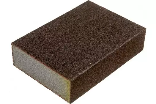 Губка абразивная Энкор 20557 4-сторонняя 100х70х25 мм К240/320