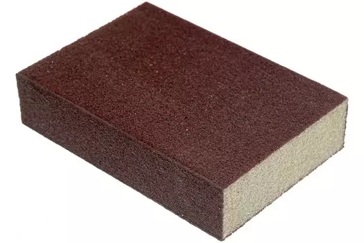 Губка абразивная Энкор 20558 4-сторонняя 100х70х25 мм К320/500