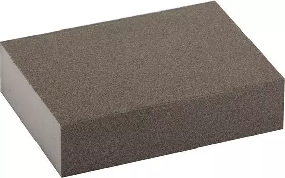 Губка шлифовальная Зубр 35611-180 100х68х26мм, Р180, четырехсторонняя, средняя жесткость