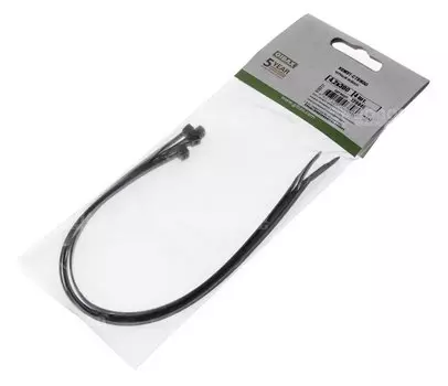 Хомут-стяжка 4,2х300, черный (нейлон) (4 шт.) пак.