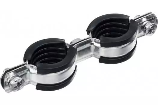 Хомут трубный Зубр 37890-25-29 двойной, 3/4?, 8 шт, оцинкованный