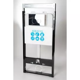 Инсталляция Акватек Evolution для подвесного унитаза, клвиша хром глянец