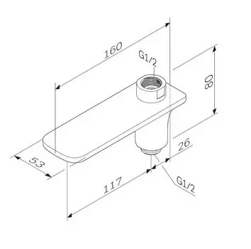 Излив для ванны AM.PM