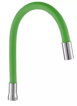 Излив Ростовская мануфактура E356A, гибкий, силиконовый, зеленый