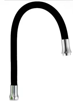 Излив Ростовская мануфактура RMS S134BL гибкий, черный