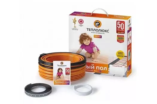 Кабель нагревательный Теплолюкс Tropix ТЛБЭ 2206239 5,0 м/100 Вт