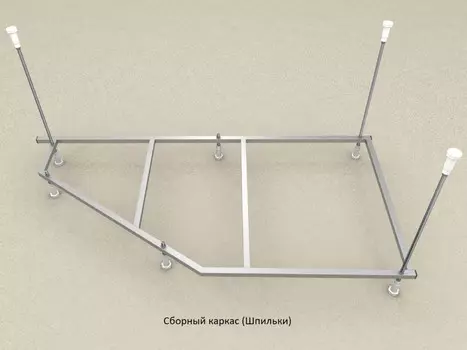 Каркас для ванны Акватек KAR-0000026 Дива 170, на шпильках