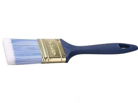 Кисть плоская Зубр "Аква-Мастер"-"КП-13" 4-01013-020 , искусственная щетина, пластмассовая ручка, 20мм