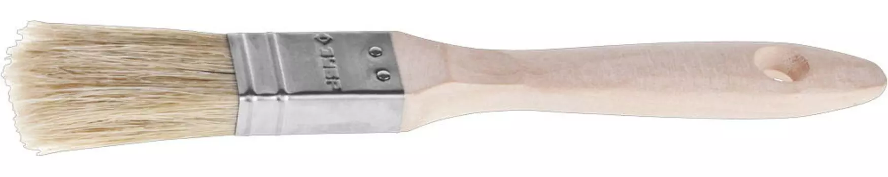 Кисть плоская Зубр "УНИВЕРСАЛ-ЭКСПЕРТ" 01005-025 светлая натуральная щетина, 1"/25 мм