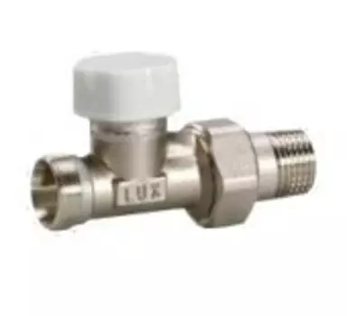 Клапан DD131 1/2" обратный, 10бар, t-120*С прямой, для м/п и PPR труб, никель