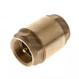Клапан обратный 1.1/4" ВР "EUROPA" с металлической мембраной, латунь