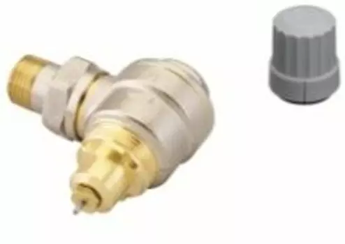 Клапан термостатический (RTR-G 15) RA-G-15 1/2" НР-ВР угловой 10бар 120*С