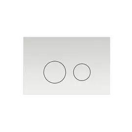 Клавиша Акватек двойного слива, белая R