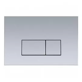 Клавиша Акватек двойного слива, хром матовый V