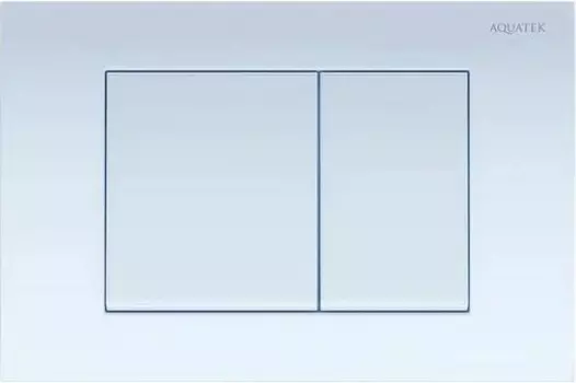 Кнопка смыва Акватек Evolution new KDI-0000009, квадратные клавиши, белая, пластик