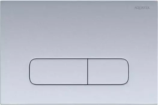 Кнопка смыва Акватек Evolution new KDI-0000014, прямоугольные клавиши, хром матовый, пластик