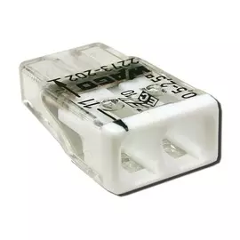 Клемма 2х(0,5-2,5мм) 2-з провод. для распред. короб. (без п)