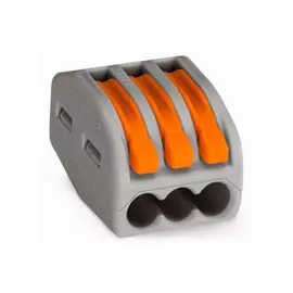 Клемма с рычажком 3х(0,08-4)