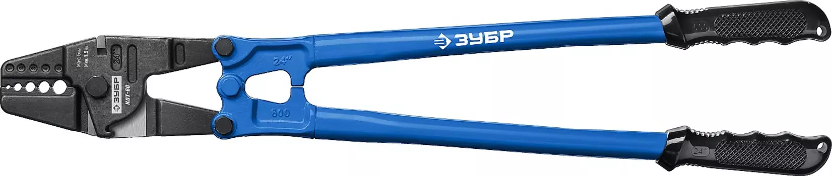 Клещи Зубр КОТ-60 23348-60 обжимные для тросовых зажимов, 600 мм