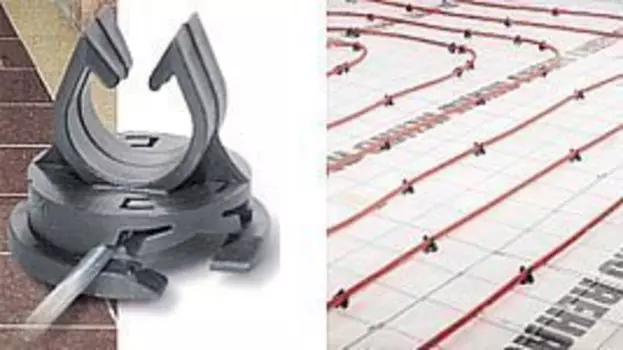 Клипса поворотная для арматурной сетки REHAU