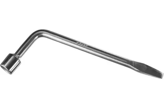 Ключ баллонный Зубр "Мастер" 2753-21_z02 L-образный, с монтажной лопаткой, 21мм