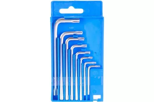 Ключи Курс 64010 "звездочки" 8 шт. Т9-Т40 (в коробочке)